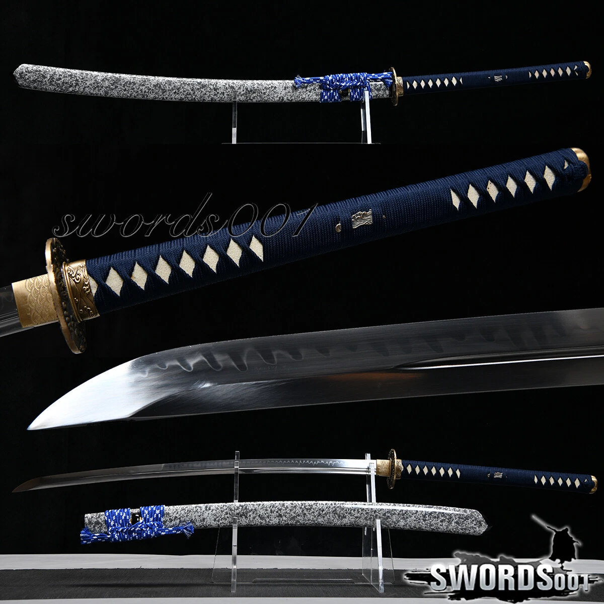 武士蓝色收藏日本刀剑、军刀| eBay