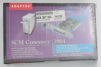 Adaptec SCSI Connect 2904 PCI Controller (50-pol., AVA-2904, retro, 2000, NOS)