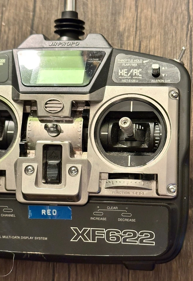 Vintage JR XF622 R/C Controller FM Controller -  Used & Clean!! Needs Battery - Image 2 of 4