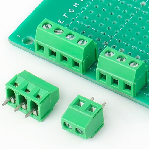 3Pin 3.5mm PCB Mount Screw Terminal Block Connector 300V 10A for 24-18AWG Cable - Picture 5 of 7
