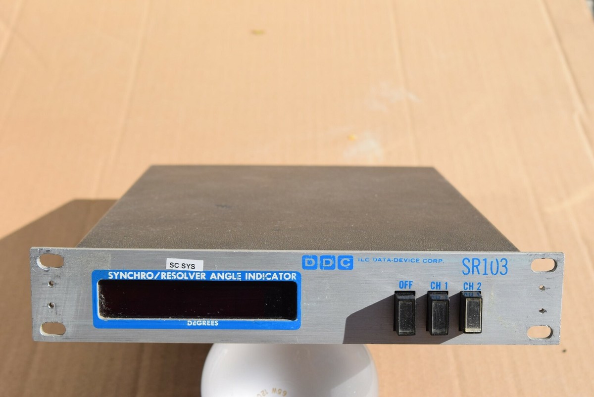 【ほぼ未使用】波導調律器ゼロポイント・シンクロナイザー DDC Data Device 2 Channel Synchro Resolver Angle Position