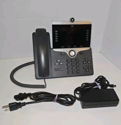 Cisco CP-8845 VoIP Desktop Video Business UC Phone, In Very Good Condition 