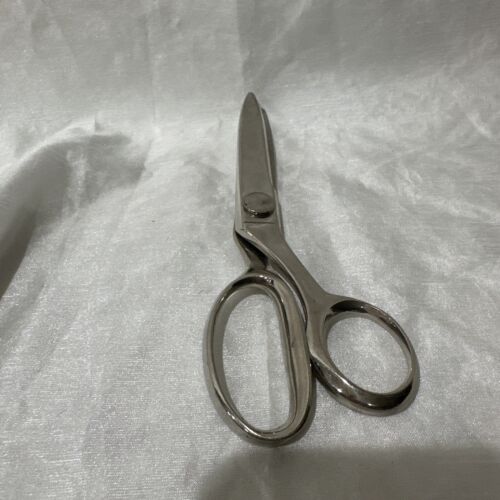 Vintage WISS CC7 Pinking Shears Zig Zag Scissors Made in USA 7.5" Chrome - Picture 3 of 4