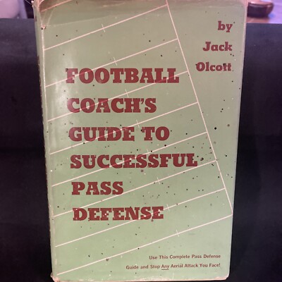 Football Coach's Guide to Successful Pass Defense by Olcott, Jack