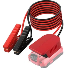 Adapter For Craftsman 20V with 6FT Jumper Cable Car Battery Charger Jump Starter