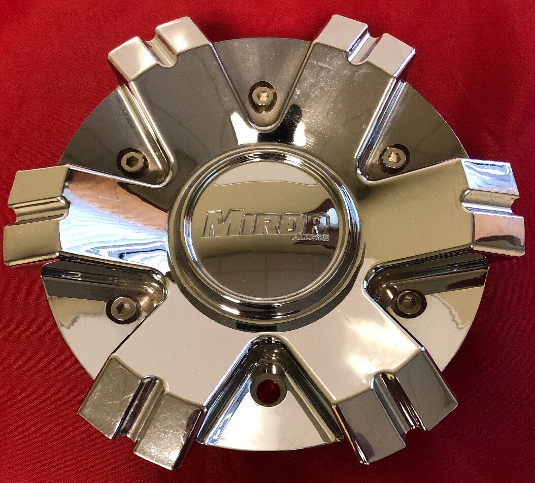 ONE USED MIROR CUSTOM WHEELS CENTER CAP CAP-577L202  CHROME ABS CAP 3479-image