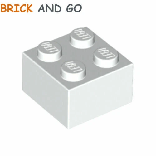 Briques de construction Lego blancs