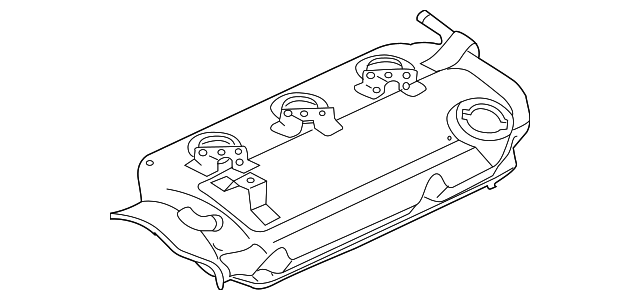 Genuine Mitsubishi Valve Cover MN137829 | eBay 