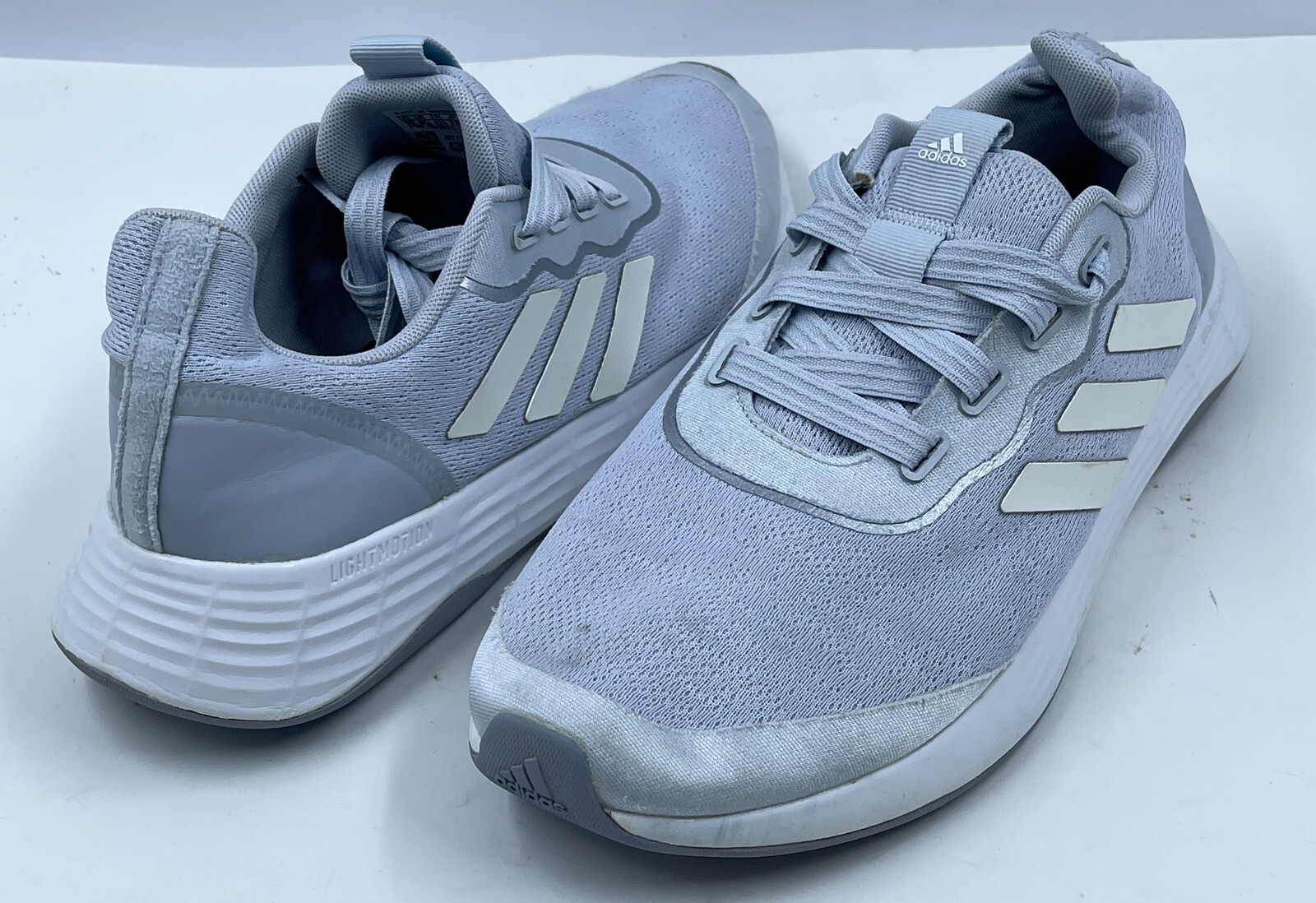 Adidas QT Racer Women's Sneakers Size 10 Blue Mesh Athletic Shoes FY5673 thumbnail 3