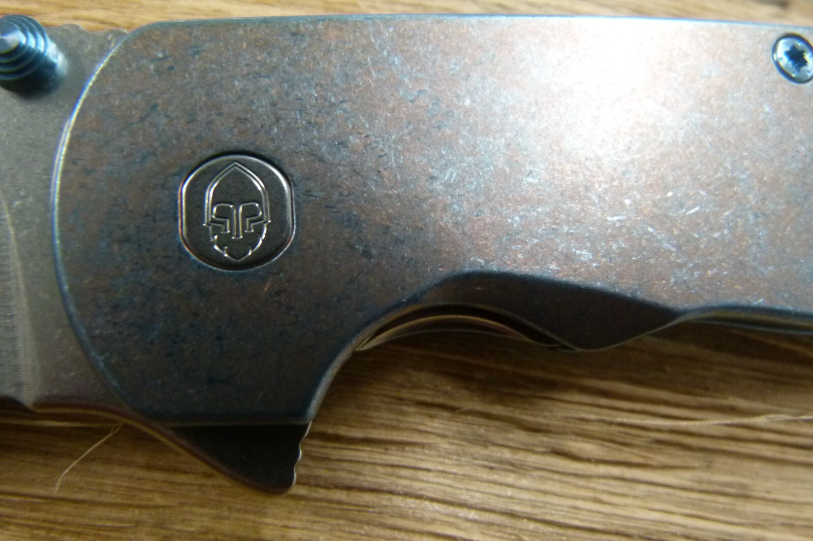 GRIMSMO NORSEMAN 7153 PINK ICE BLUE FLAKES TITANIUM KNIFE NEW IN BOX