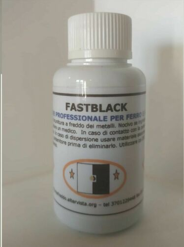 FastBlack Brunitore istantaneo Professionale per ferro e acciai al carbonio 50ml