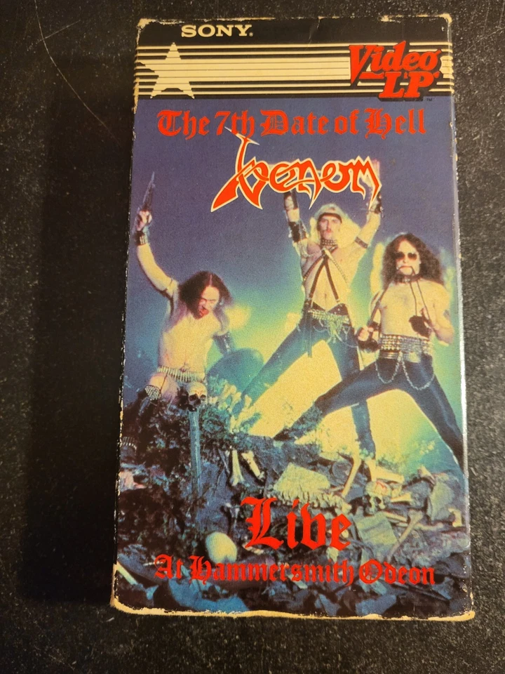 Venom 4 Lot Rare Vhs Collection Venom Live The 2nd Coming Promo 82 Live Ep+ - Image 3 of 4