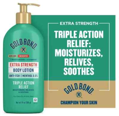 GOLD BOND MEDICATED LOTION EXTRA STRENGTH 14 OZ 