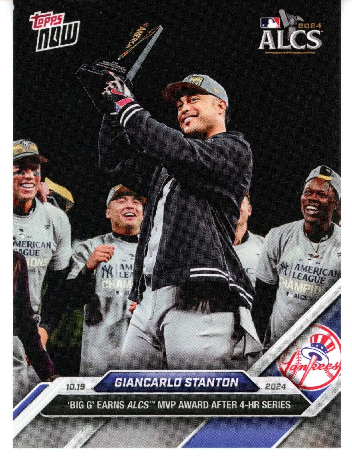 2024 Topps Now ALCS MVP #857 Giancarlo Stanton New York Yankees