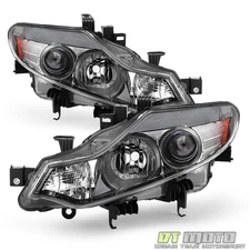 For [Halogen Model] 2009-2014 Murano Headlights Headlamps Replacement Left+Right
