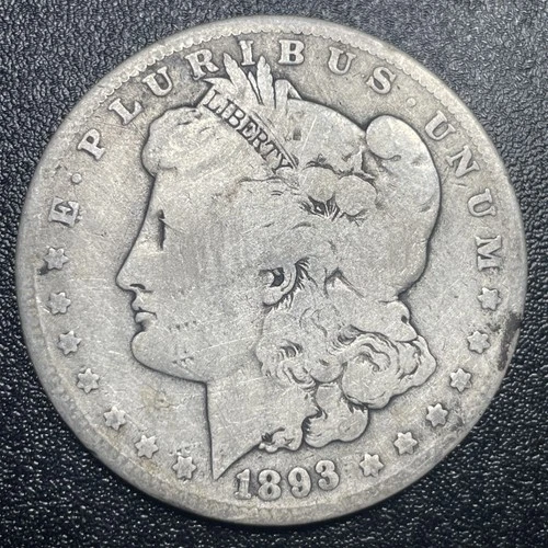 1893-O Morgan Silver Dollar $1 Good G Key Date