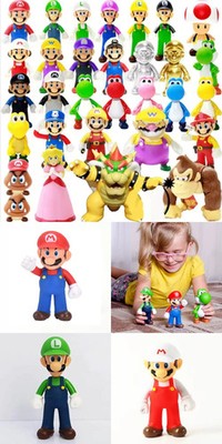 10 12cm Plumber Style PVC Figure Model Toy Collectible Kids Desk Decor Gift