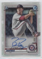 2020 Bowman Chrome Prospects Refractor 174/499 Ben Braymer #CPA-BB Auto v9t