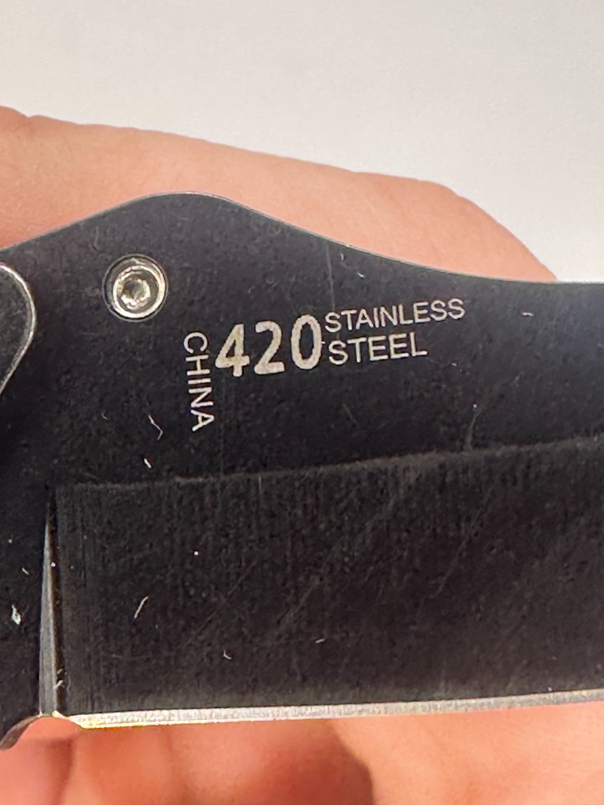 WILCOR KNIVE  BLACK BEAR SERIES "5" INC 440 STAINLESS STEEL