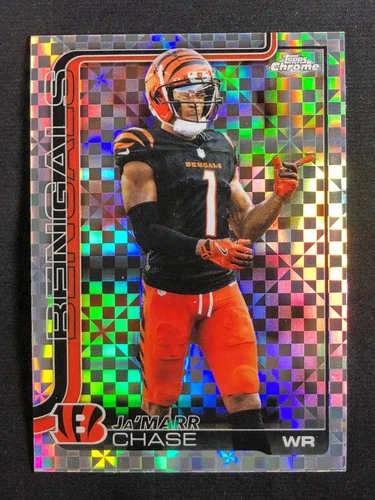 2025 Topps Chrome X-Fractor #58 Ja'Marr Chase YT92