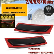 2-10x Smoked Front Bumper Reflector Side Marker Lights For BMW F30 F32 F80 F82