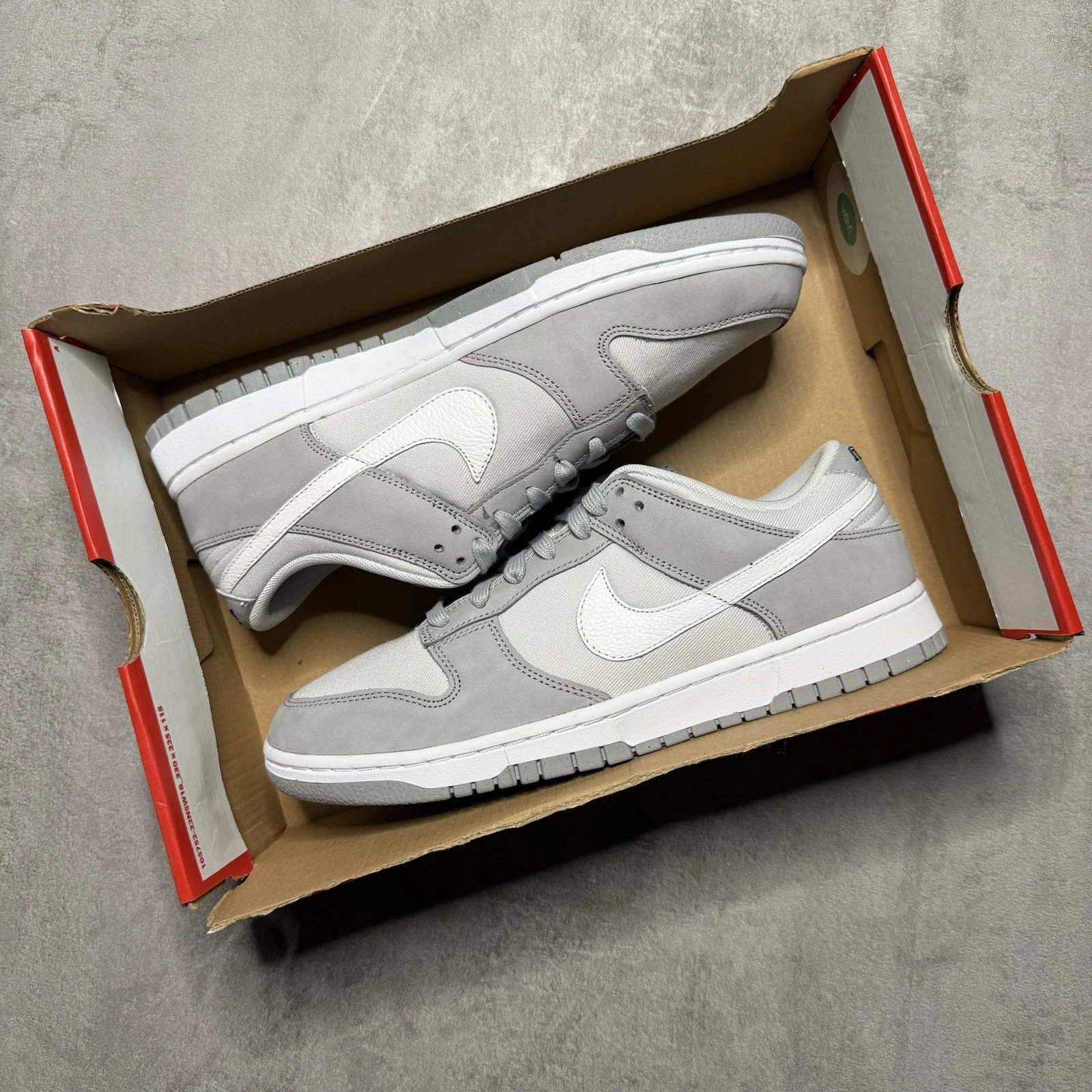 Nike Dunk Low "Smoke Grey Suede" ?UK8.5 FB7720 002 £110RRP?SPEDIZIONE VELOCE?