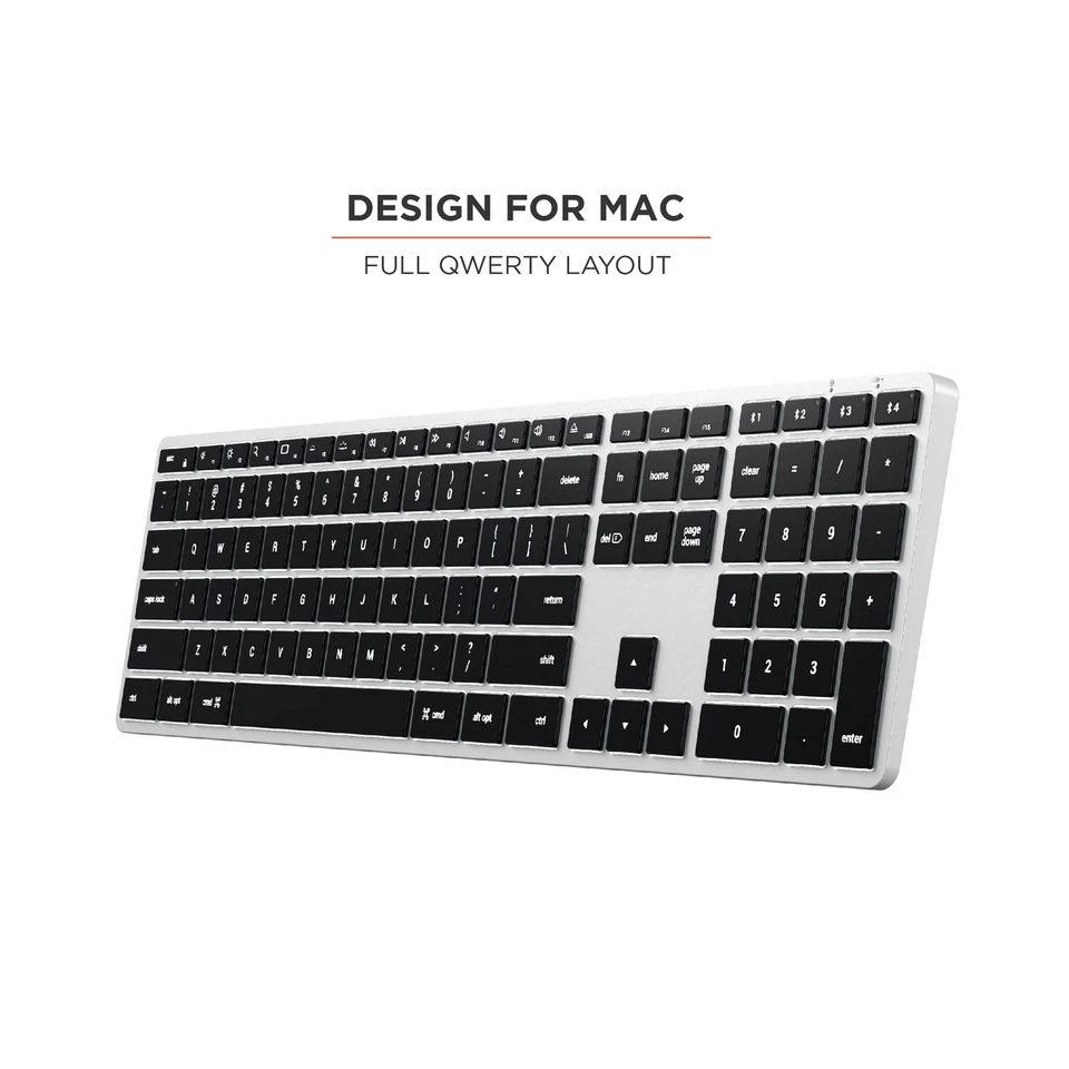 Slim X3 Bluetooth Backlit Keyboard for Mac, Illuminated Keys & Multi-Device S... - Image 2 of 4
