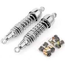 Drag Premium Chrome 13 Adjustable Rear Spring Heavy Duty Shocks Xl Fxr 86-03 Drag Premium Chrome 13 Adjustable Rear Spring Heavy Duty Shocks Xl Fxr 86-03
