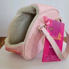 Our Generation Hop In Dog Carrier Cat Doll Pet For 18" Dolls Pink NWT New