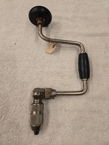 Taladro manual vintage Stanley Handyman Bit Brace n.º H1253A hecho en EE. UU. - Imagen 5 de 5