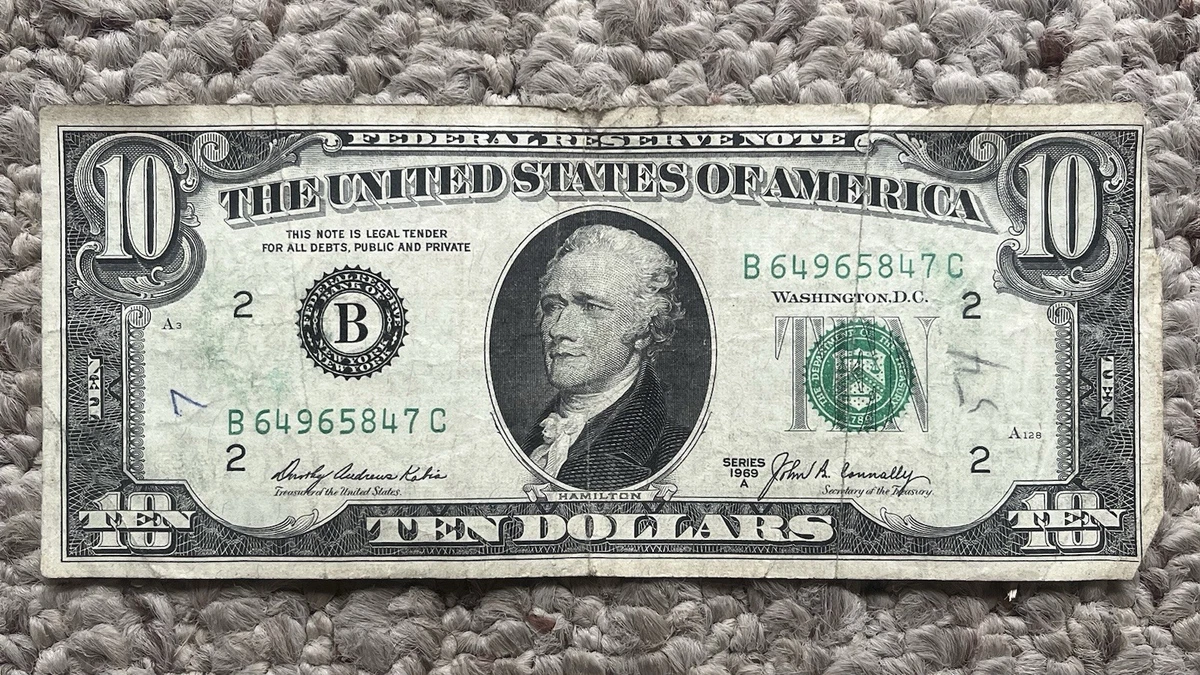 Uncertified $10 1995 US Federal Reserve Small Notes for sale | eBay