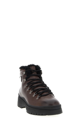 PRADA Brixxen Brown Wool/Leather Boots New And Authentic | eBay