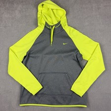 Nike Hoodie Women's M Gray Therma-Fit Training Pullover Sweatshirt 685459-063