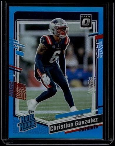 2023 Panini Donruss Optic Football Christian Gonzalez #274 RC Aqua /299