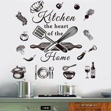 Wall Stickers Kitchen Quotes Wall Decals Wall Art Decals for Kitchen Dining R...