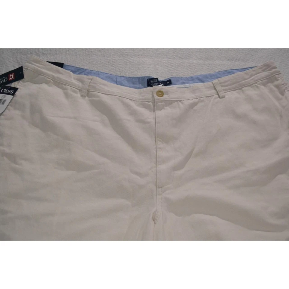 45822 Chaps Ralph Lauren Shorts Khakis Tan Size 50 Big & Tall Mens NEW - Image 3 of 4