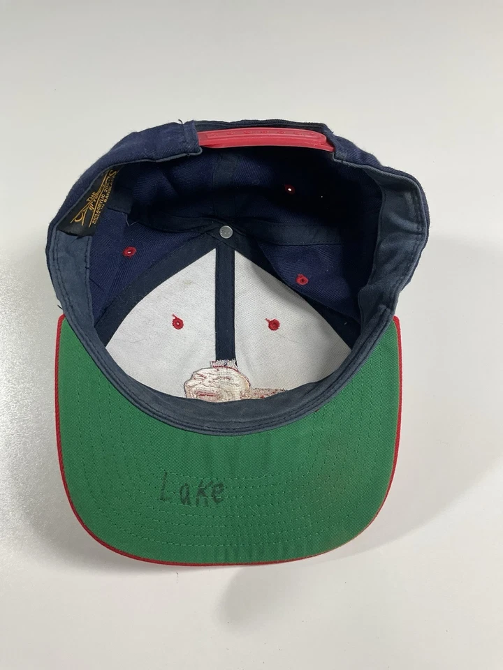 Chapéu de lã vintage Atlanta Braves Chief Noc A Homa logotipo proibido gritando Snapback - Imagem 4 de 4