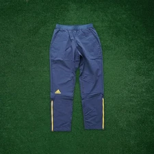 Adidas Men's Navy 2018 Sideline Squad Woven Blank Performance Tapered Pants
