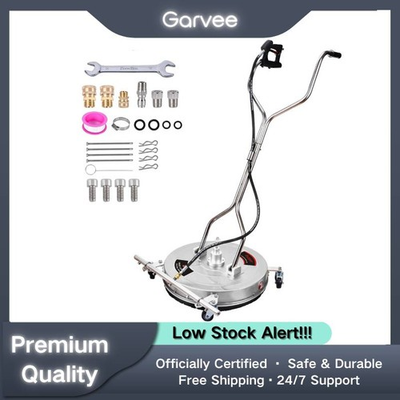 #ad 21 Inch Pressure Washer Floor Cleaner with Handle Heavy Duty Surface Cleaner $136.98