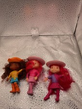 Set Of 3 McDonald's Happy Meal Toys Strawberry Shortcake Doll Figures