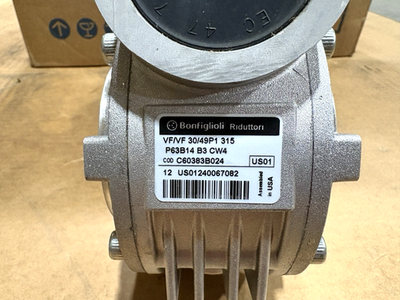New Bonfiglioli VF/VF-30/49P1-315-P63B14-B3-CW4 Gear Reducer 315:1