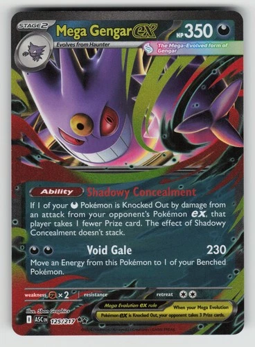 Mega Gengar ex - Pokemon - ME: Ascended Heroes - DR - Holo - NM