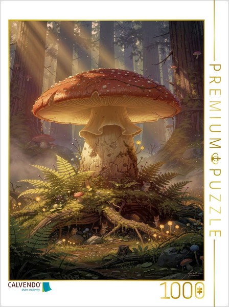 Calvendo Puzzle Magic From The Forest. | 1000 Pieces, Finished Size 25.2 × 18.9-image