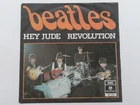 THE BEATLES HEY JUDE  1968  UK EXPORT  45  KT TAX CODE SWEDISH SLEEVE