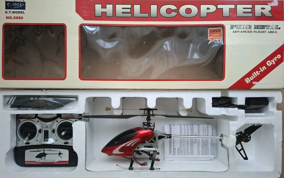 RC Hubschrauber Helikopter Pure Metall - Länge 56cm- 2,4 GH - OVP aber älter