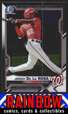 2021 Bowman Draft #BDC-2 Jeremy De La Rosa Washington Nationals