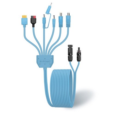 E-POWO XT60 Anderson DC Solar Charge Cable for Power Station Solar Generator