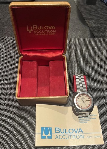 Bulova Accutron Sputnik UFO Full Set 7083/5 Diver 1971 Day Dat...