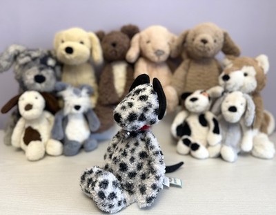 Jellycat extrem seltener Vintage Ciao Bella Panettone Dalmatiner Hund, neu mit Etikett neu