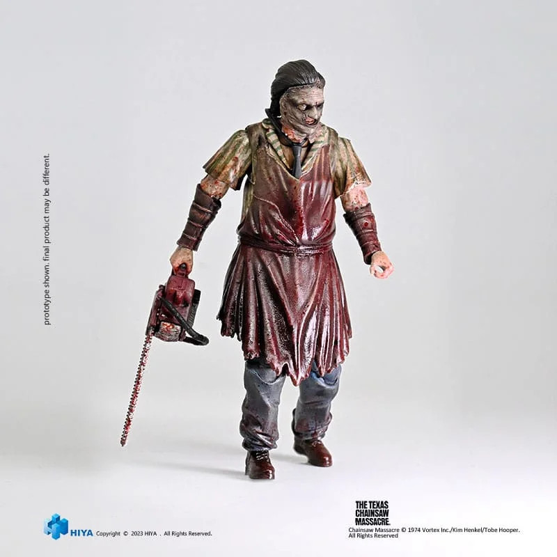 Texas Chainsaw Massacre figurine 1/18 miniature articulée Thomas Leatherface